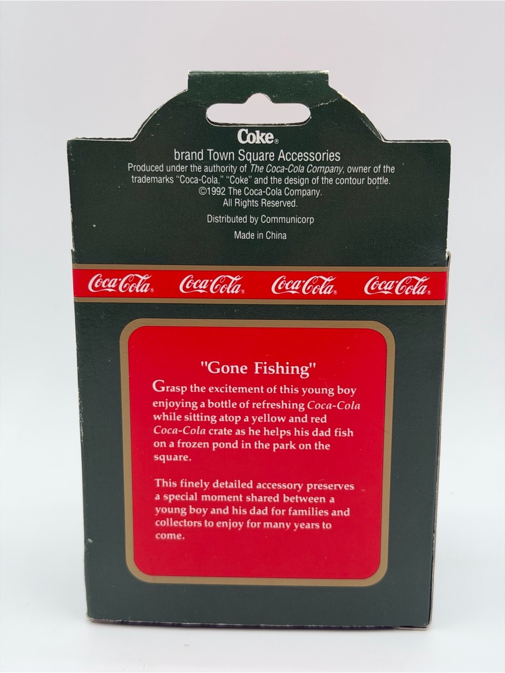 Vintage Coca-Cola Town Square Collection Gone Fishing #64315 - Brand New - Picture 3 of 10
